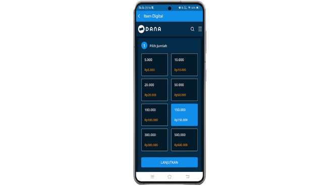 Top Up Mobile Legend Pakai aplikasi Dana