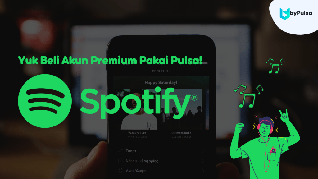 Beli Spotify Premium dengan Pulsa