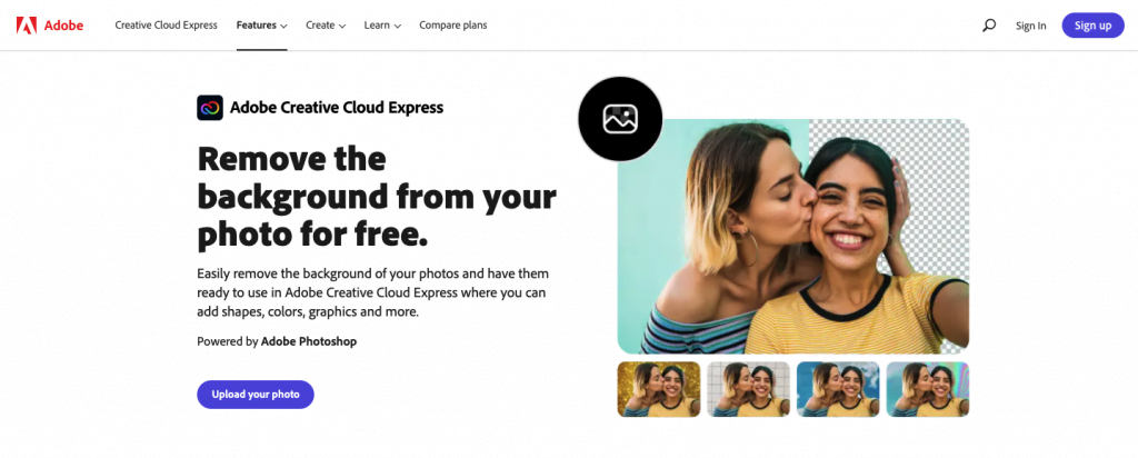 Adobe Spark Remove Background