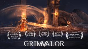 Grimvallor menjadi best game di playstore pada tahun 2019.