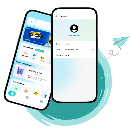 Convert pulsa ke Gopay menggunakan byPulsa