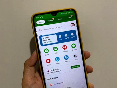cara mengisi gopay