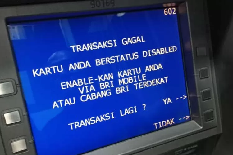 Rekening Bank Terblokir