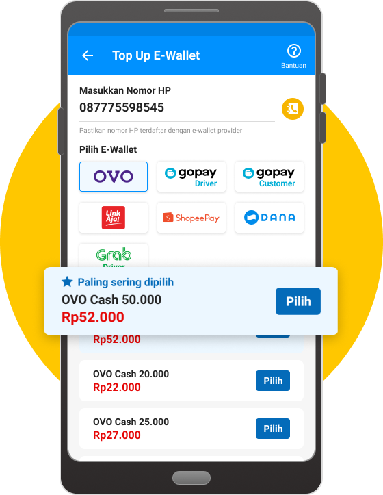 Top Up E-Wallet Melalui ATM BCA