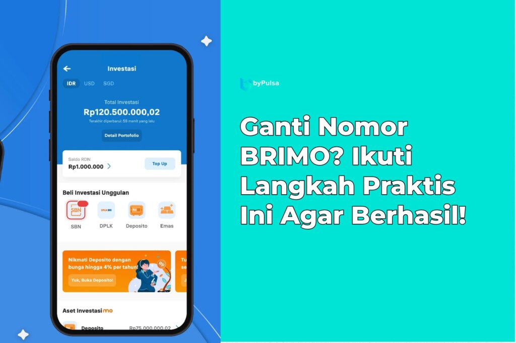 ganti nomor brimo