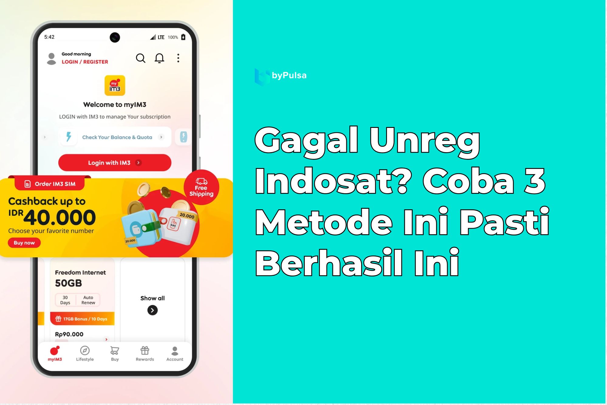 unreg indosat